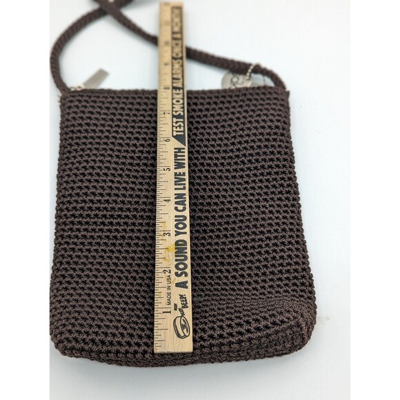 The sak Brown Crossbody crochet bag, small, zip top - Picture 11 of 12